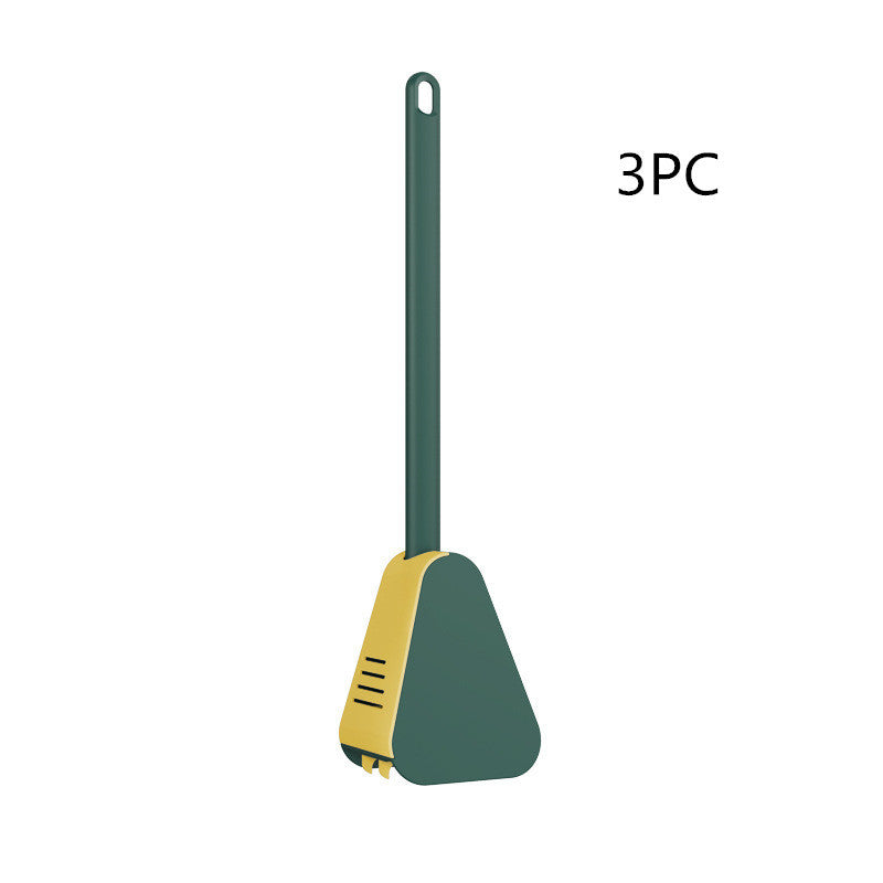 Your Toilet will never be dirty againt with out new 2025 collection Soft Plastic Toilet Brush With No Dead Ends, Daily Necessities Long Handle Cleaning Brush