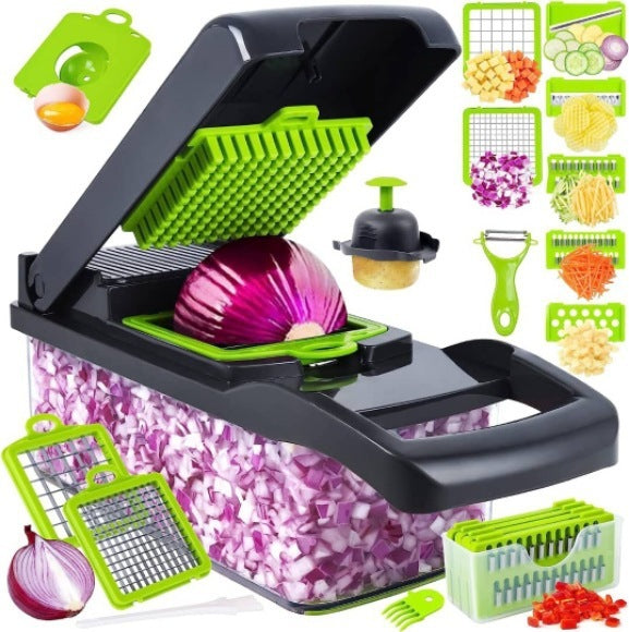 Chopper Storage Fantastic Kitchen Shred Dicing Slicer Vegetable Cutting