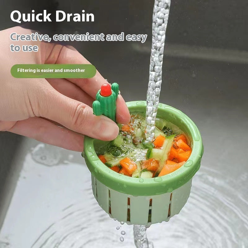 Cactus Sink Filter Basket Kitchen Innovative Filter Screen Kitchen Gadgets we offer 10% off for any purchases