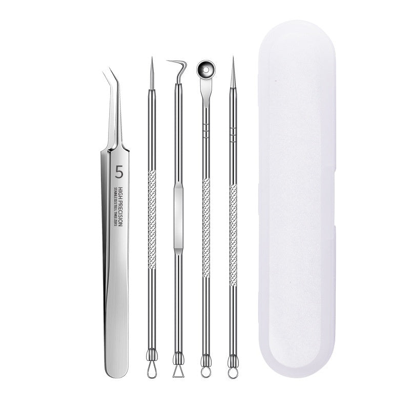 Acne Removal 8 Pieces Suit Beauty Tools Pimple Pin Free gift laptop support