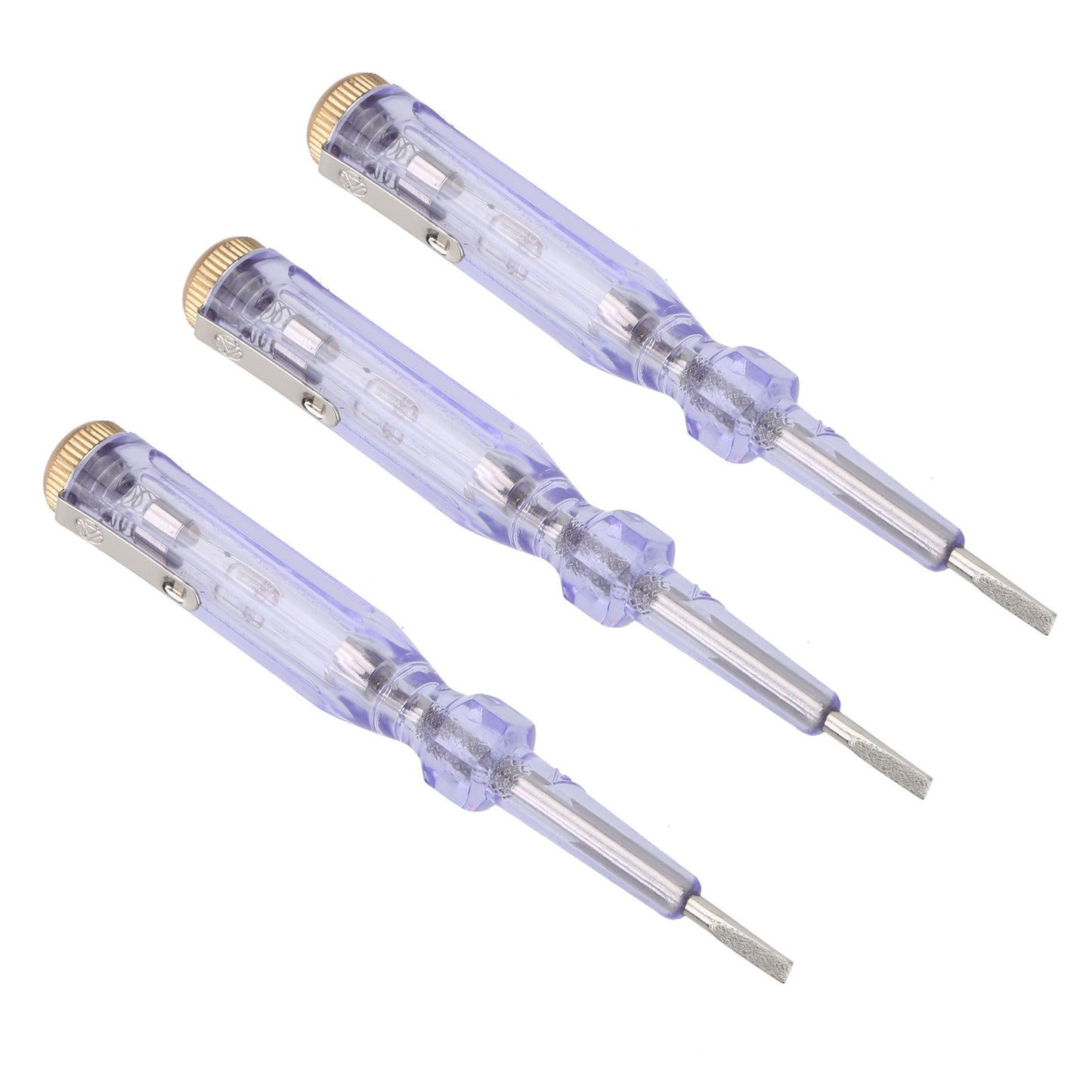 3Pcs Electric Pen Voltage Test Pencil Sensitivity Detect Tools ANG43 AC 100250V