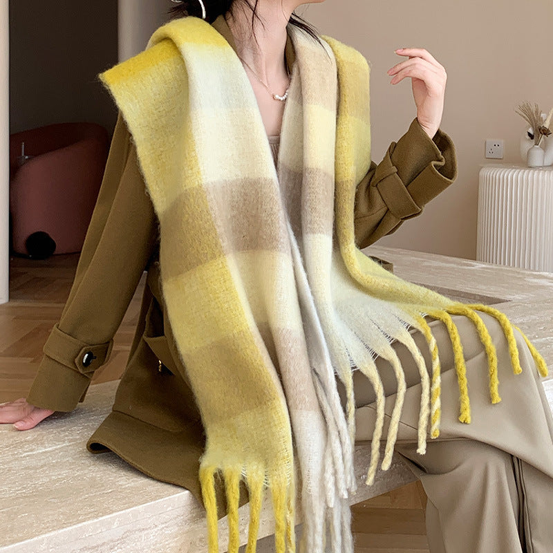 Women's Neck Warmer Fashionable Stylish All-matching buy one get a free Laptop stand
