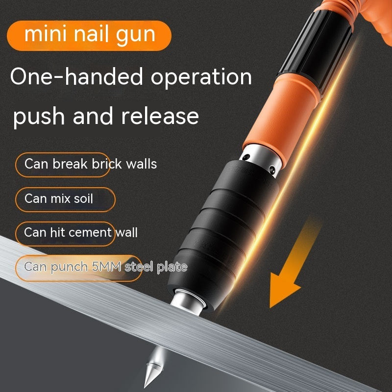 Mini Ceiling Tool Silencer Nail Gun Woodworking Decoration Integrated Gun Nail Gun Wall Small Fastener Fastener we offer 10%off for any purchases