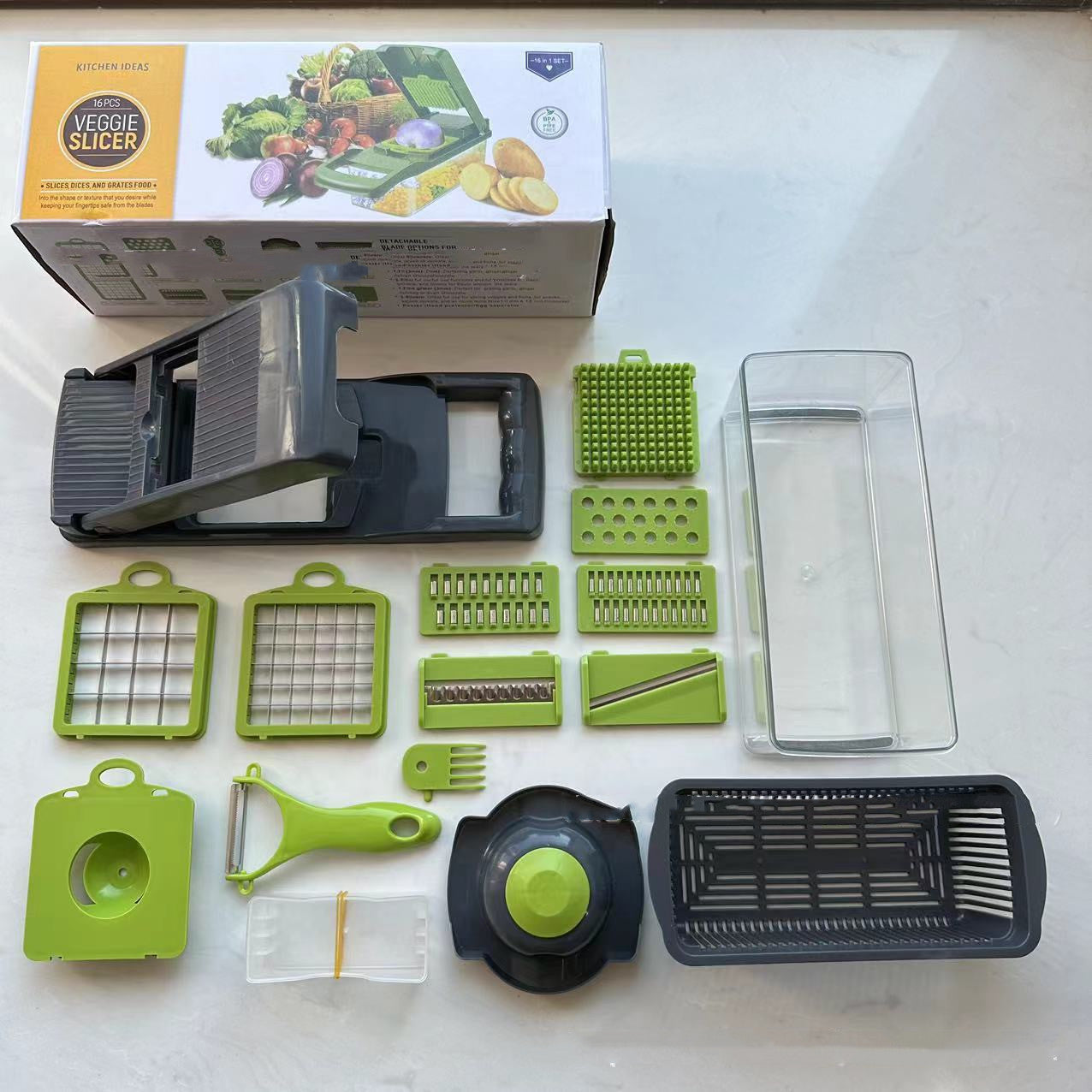 Chopper Storage Fantastic Kitchen Shred Dicing Slicer Vegetable Cutting