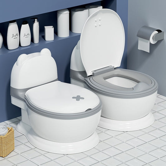 Simulated Enlargement Of Children's Toilet Seat