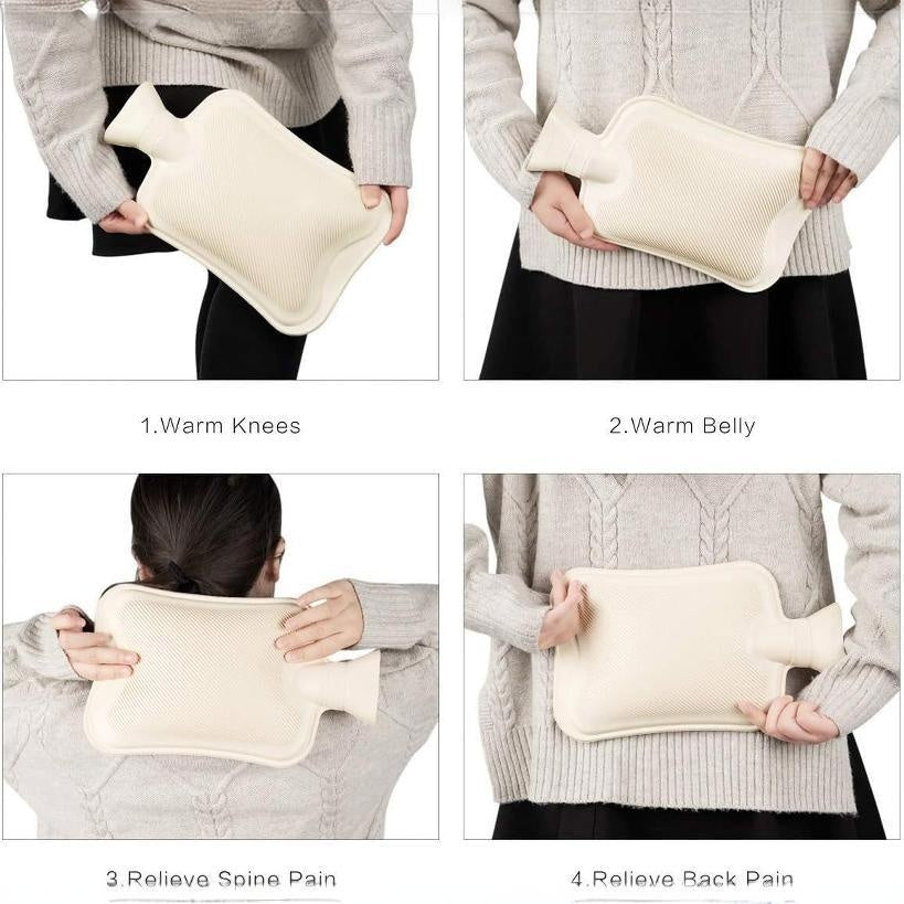 Cute Rubber Hand Warmer Water Bag Long Strip Water Injection