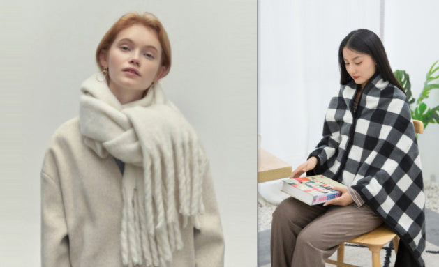 New 2024 All-match Soft Glutinous Idle Style Thermal Long Scarf
