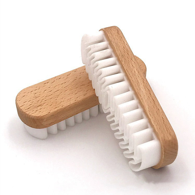 Suede Frosted Leather Rubber Wipe Decontamination Cleaning Shoe Brush