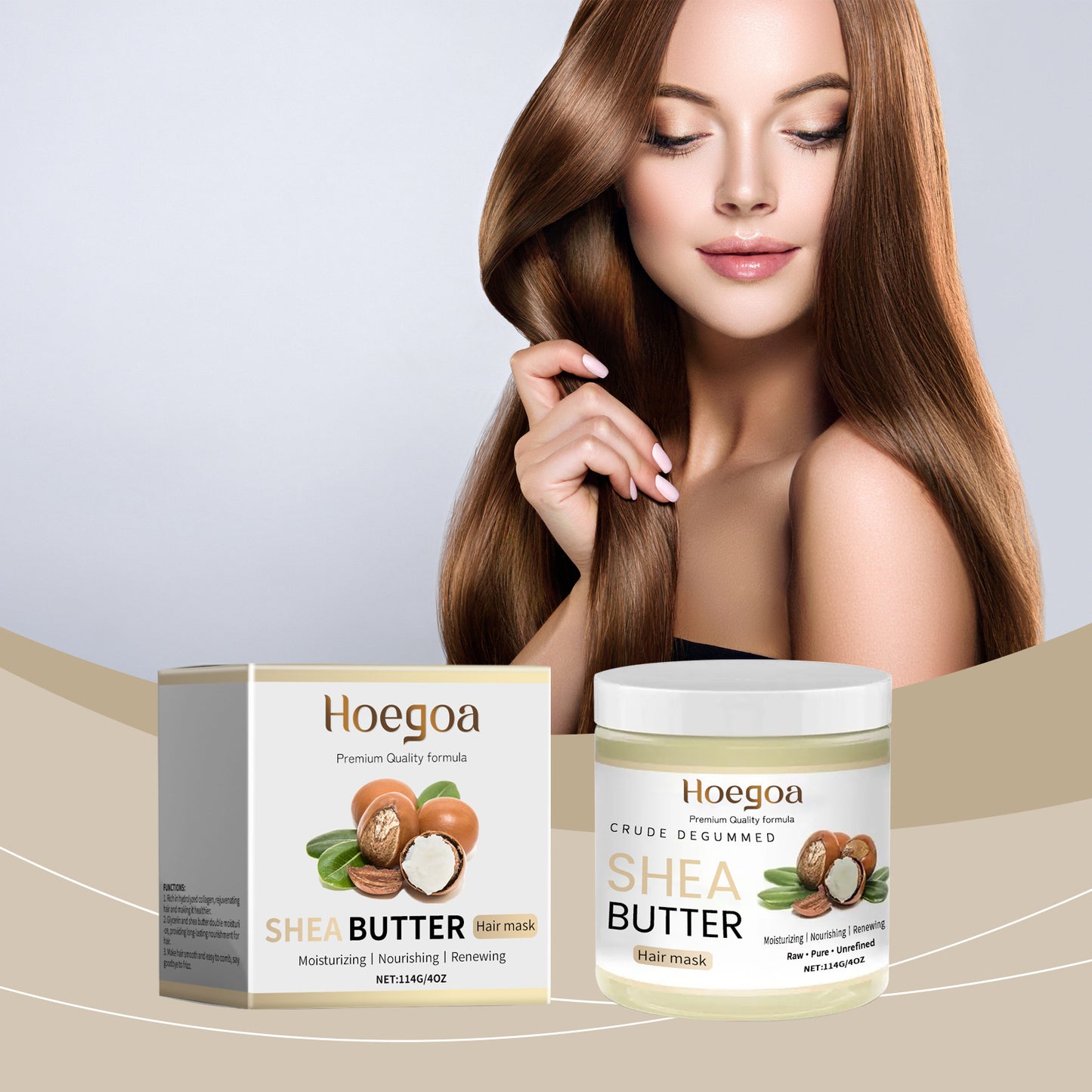 Shea Butter Moisturizing Hair Mask For Dryness buy one get  Free Laptop Support Free