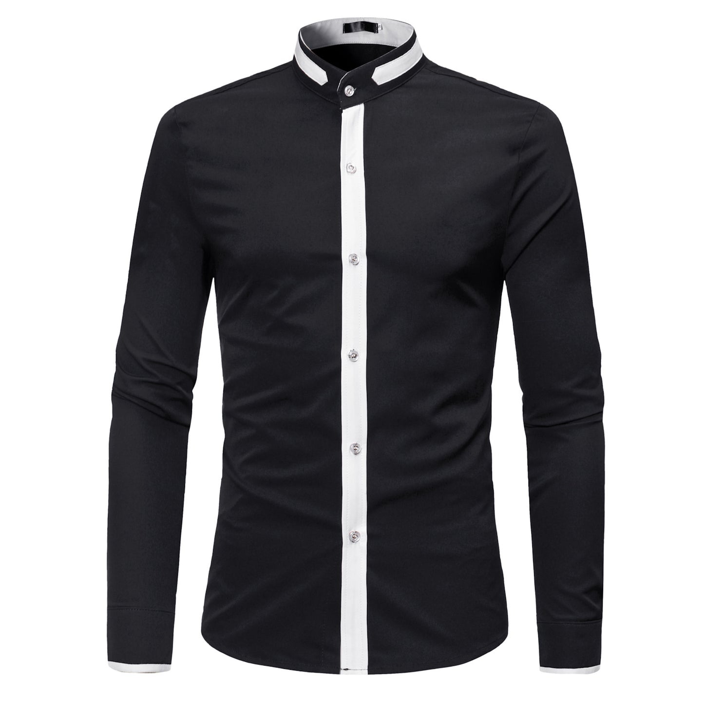 Colorblock casual long sleeves