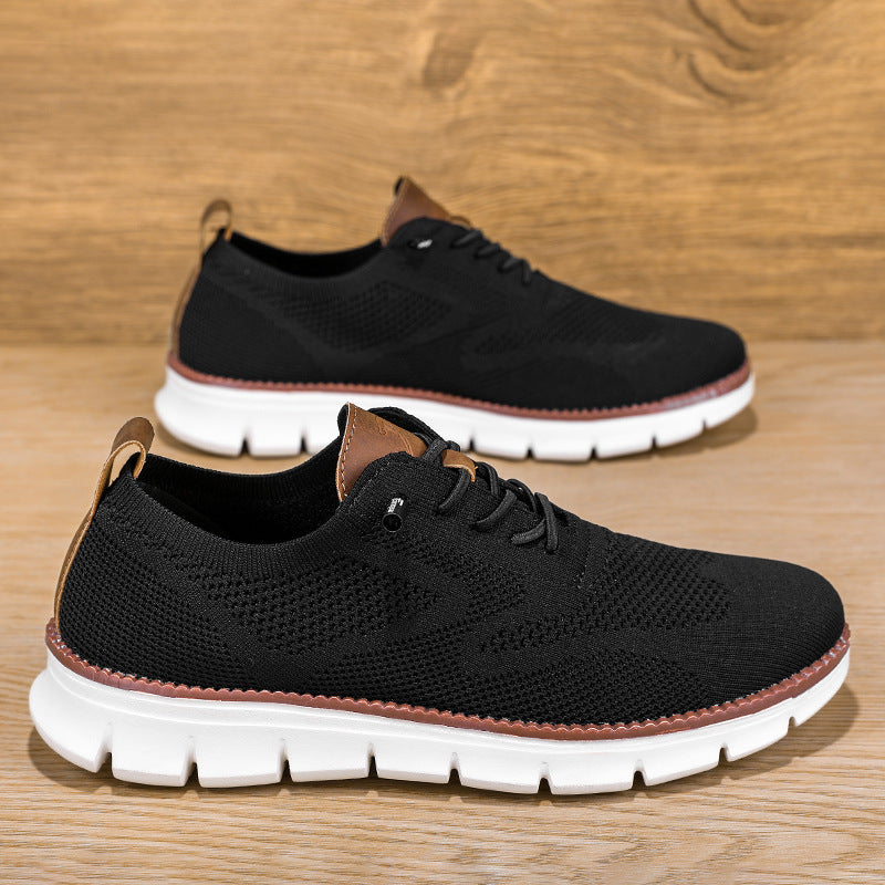 Brand NEW 2024-2025 Men's Fashionable Casual Breathable Fly Woven Mesh Sneakers - FREE SHIPPING