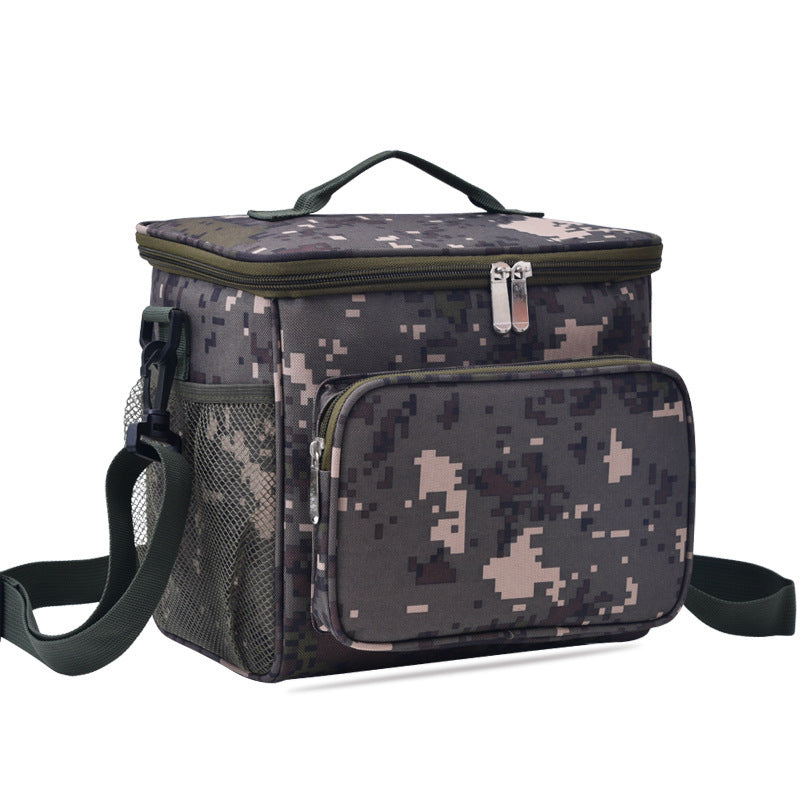 New Fresh-keeping Ice Pack, Oxford Cloth Single-shoulder Lunch Bag, Outdoor Picnic Bag, Insulation Bag