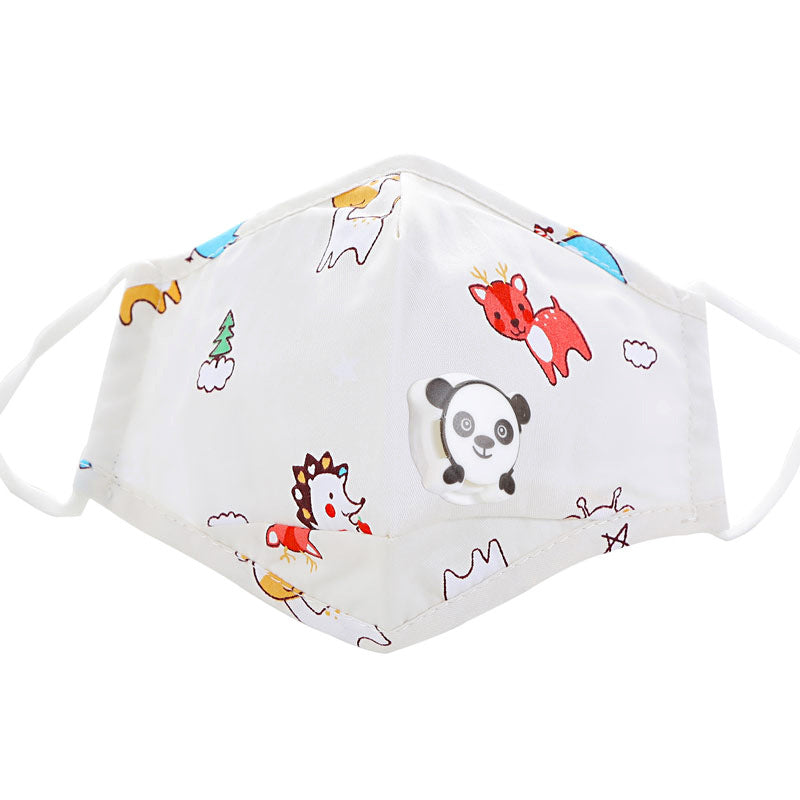 Children's cartoon printed cotton mask