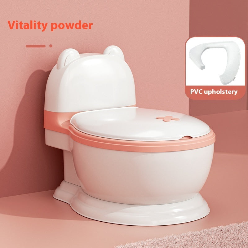 Simulated Enlargement Of Children's Toilet Seat