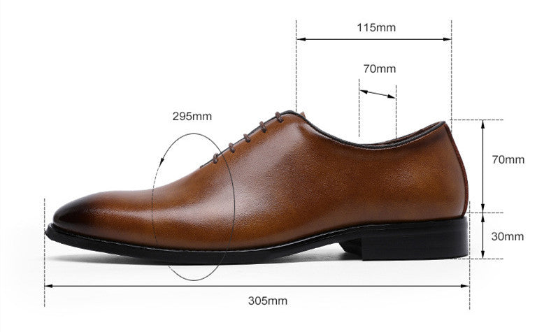 Our New Collection 2025 Men's Cowhide Business Casual Rubber Shoes