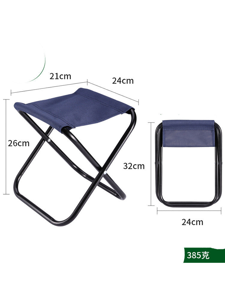 Portable Outdoor Folding Small Stool Bench  Light Fishing Chair Train Travel Subway Line Up Without Seat Mazar