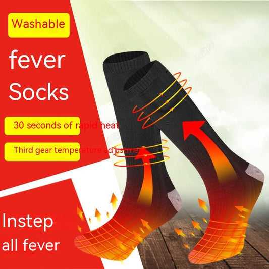 Men's And Women's Fashion Simple Heating Socks