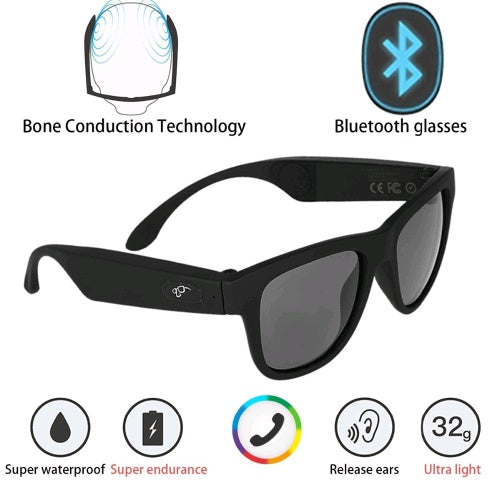 BRAND NEW 2024 Bone conduction headset glasses Bluetooth glasses bone sensing intelligent sports hearing aid sunglasses