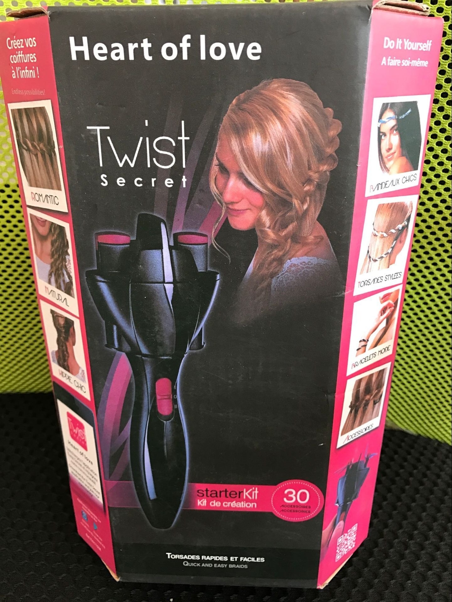 Automatic Hair Twister USB Electric Machine DIY Roller Styling Tool Styler Bun Maker