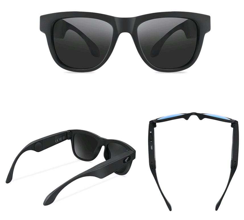 BRAND NEW 2024 Bone conduction headset glasses Bluetooth glasses bone sensing intelligent sports hearing aid sunglasses