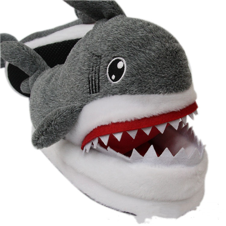 NEW 2024 Winter Bag heel plush shark slippers- FREE SHIPPING