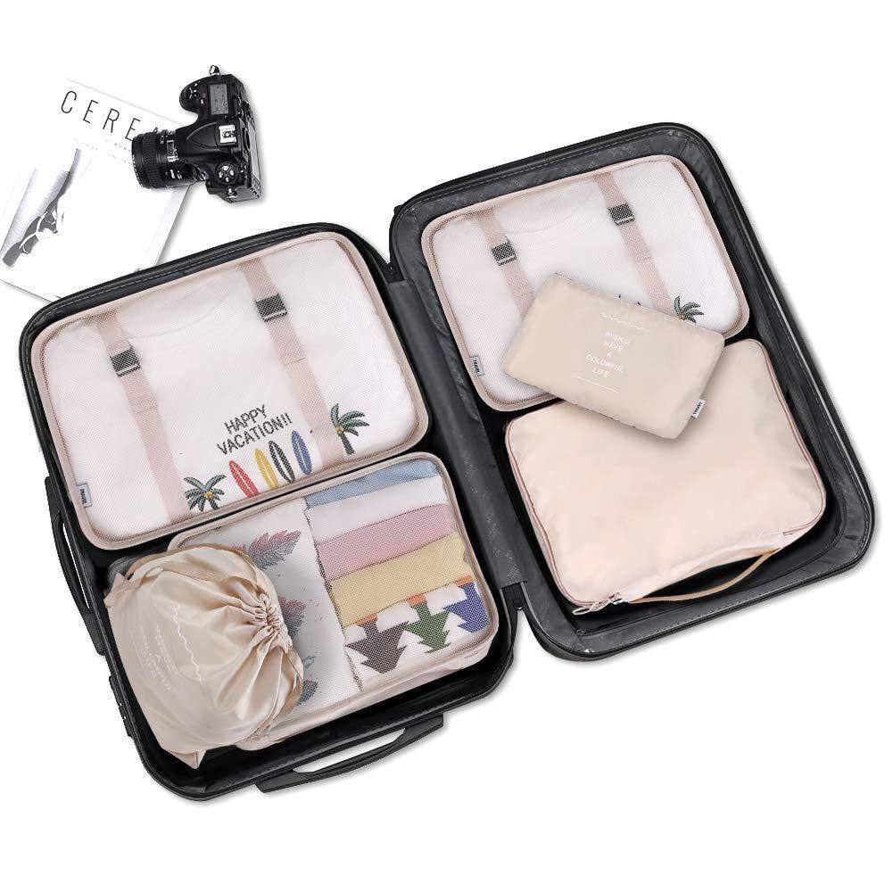 Eight-piece travel storage bag set