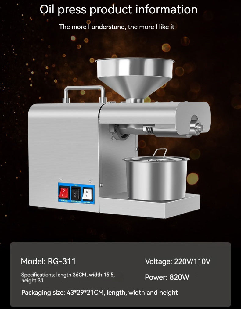 NEW 2024 Xiangwei RG-311 & Rg-312 Household Oil Press
