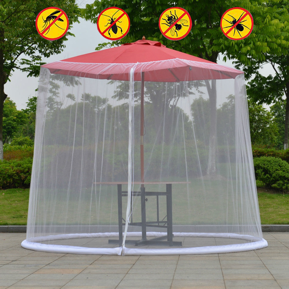 Outdoor umbrella net cover against Mosquito and all type of insects get yours now