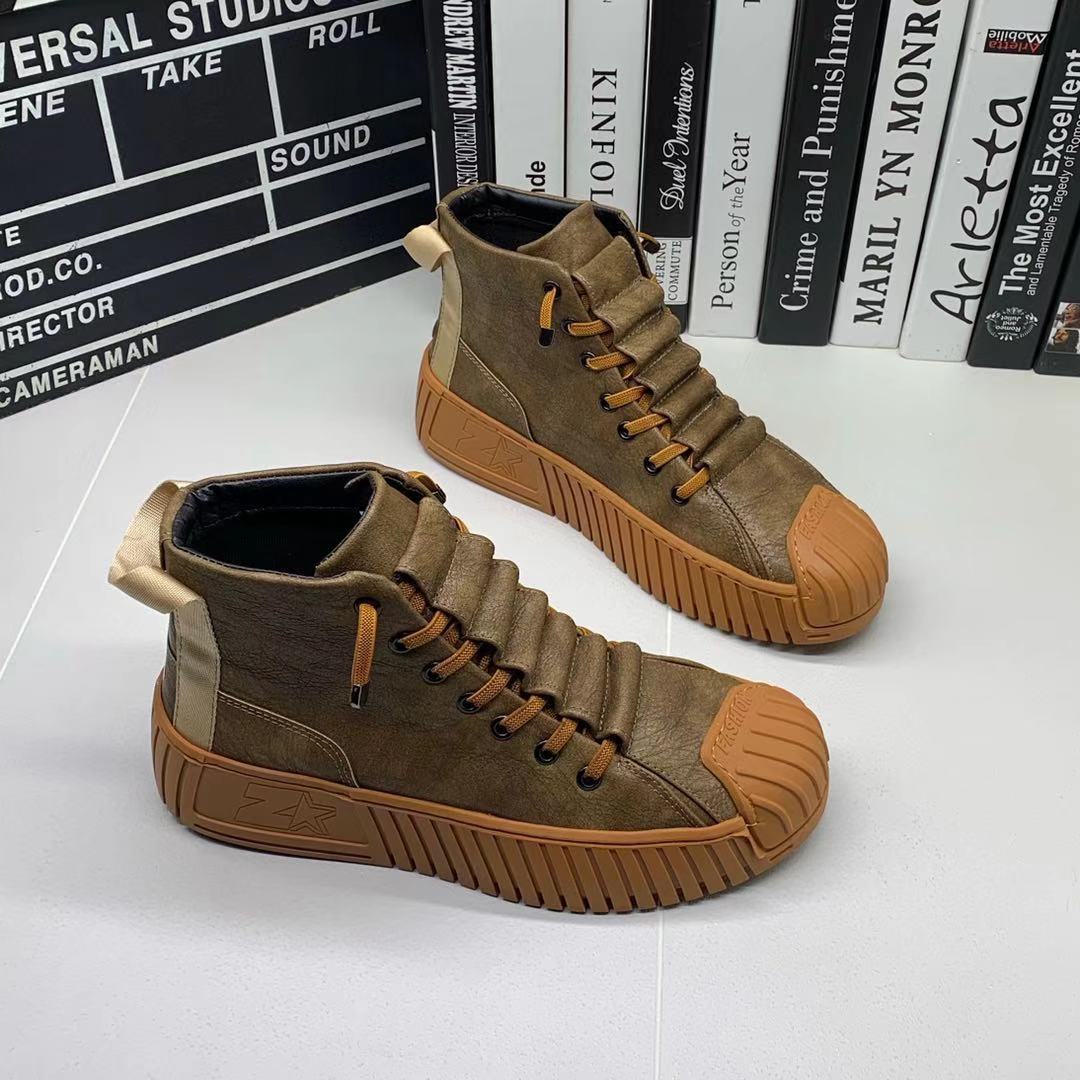 All-match Warmth and Velvet Platform Casual Men's Shoes buy one pair and get a FREE LAPTOP STAND