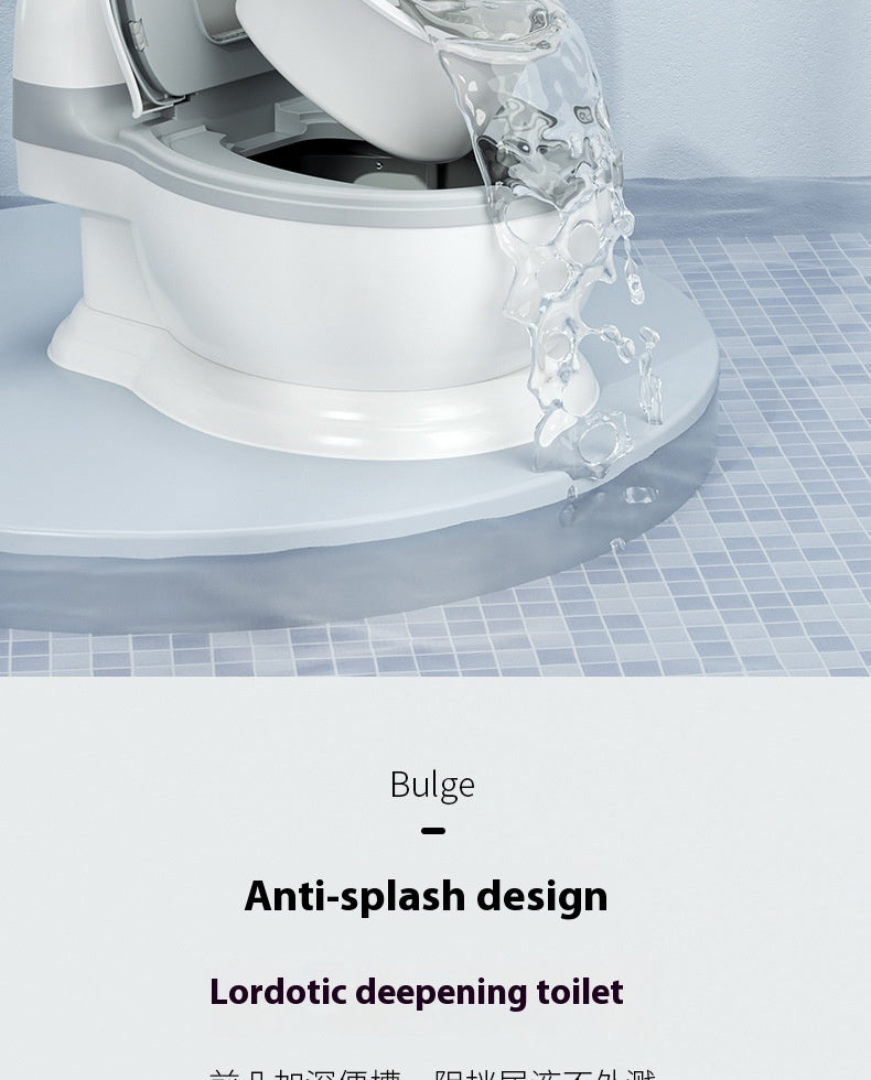Simulated Enlargement Of Children's Toilet Seat