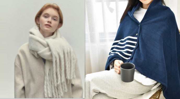 New 2024 All-match Soft Glutinous Idle Style Thermal Long Scarf