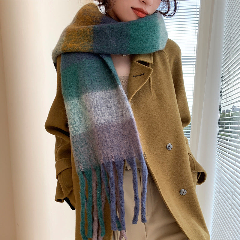 Women's Neck Warmer Fashionable Stylish All-matching buy one get a free Laptop stand