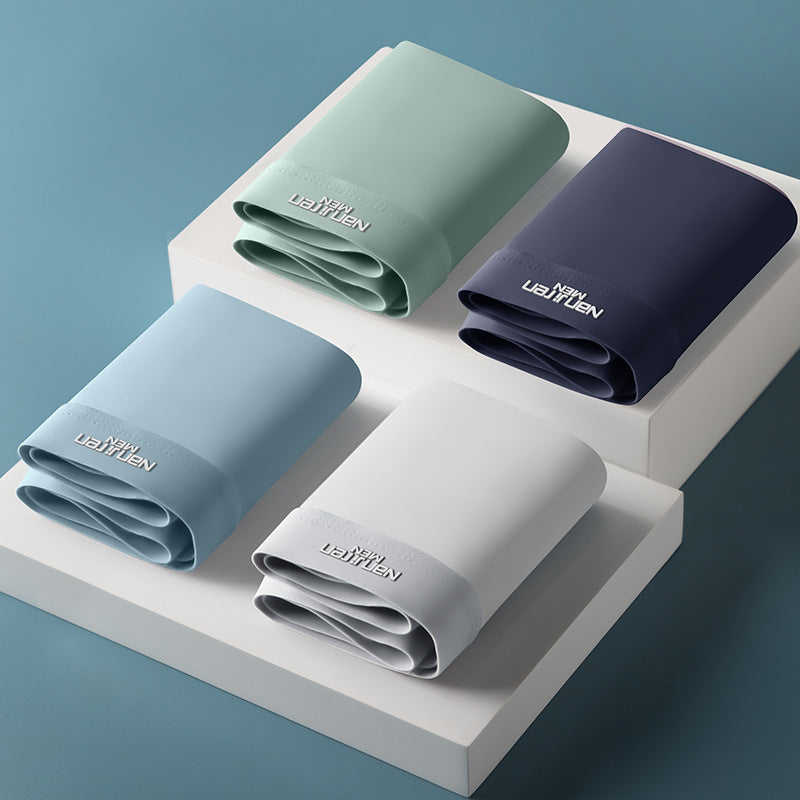 Ice Silk Men's Underwear Cotton Crotch Antibacterial Thin Breathable Loose buy one get one free LAPTOP STAND