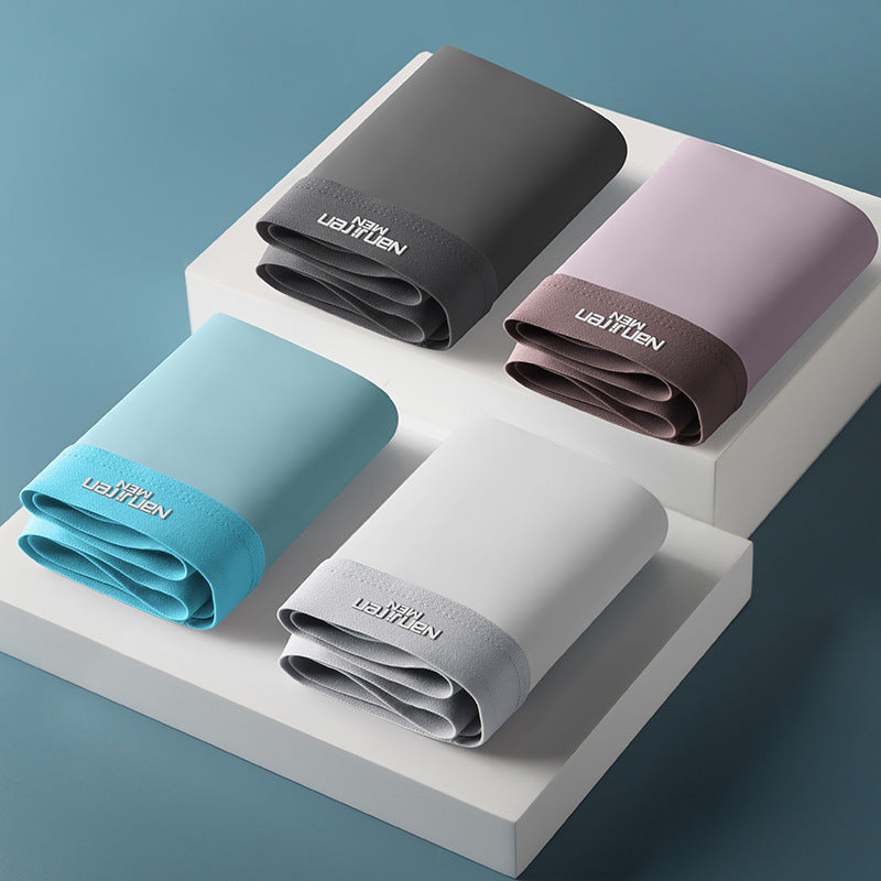 Ice Silk Men's Underwear Cotton Crotch Antibacterial Thin Breathable Loose buy one get one free LAPTOP STAND