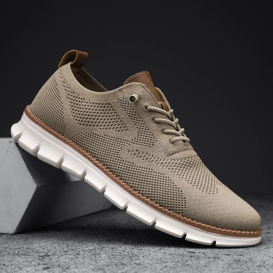 Brand NEW 2024-2025 Men's Fashionable Casual Breathable Fly Woven Mesh Sneakers - FREE SHIPPING