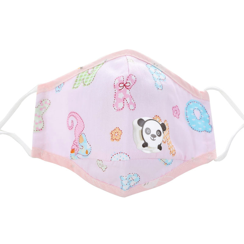 Children's cartoon printed cotton mask