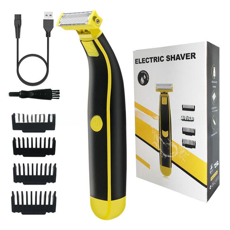 Amazony Brand New 2024-2025  men's Shaver USB rechargeable body wash Shaver leg hair face Electric Shaver