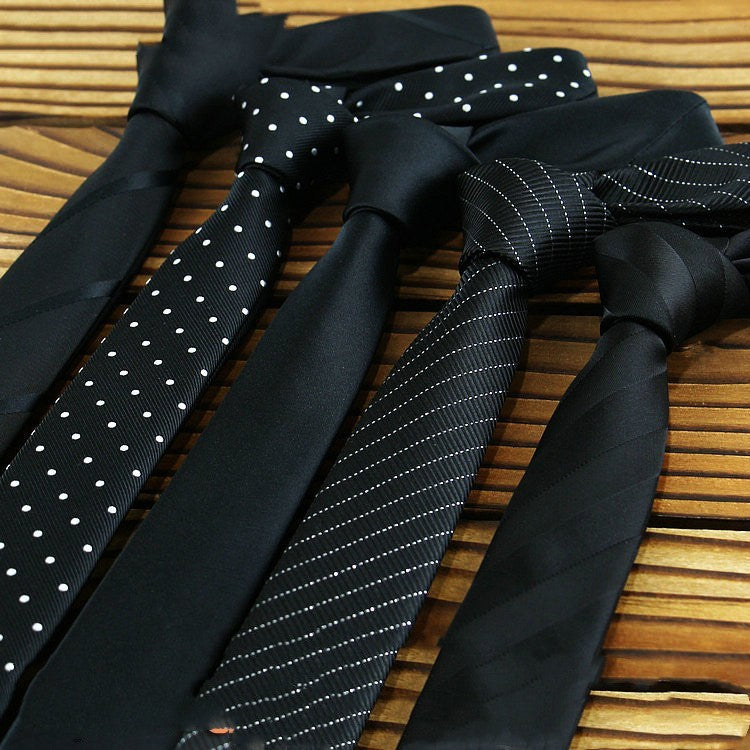 BiG BIG BIG SALES NOW Casual Business Black Striped Tie