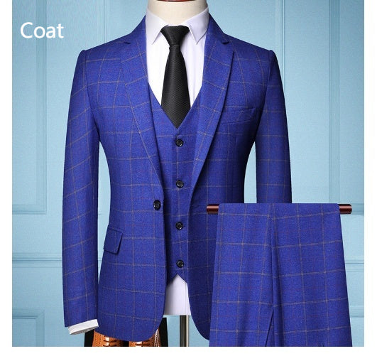 New collection 2025 Three-piece suit for men
