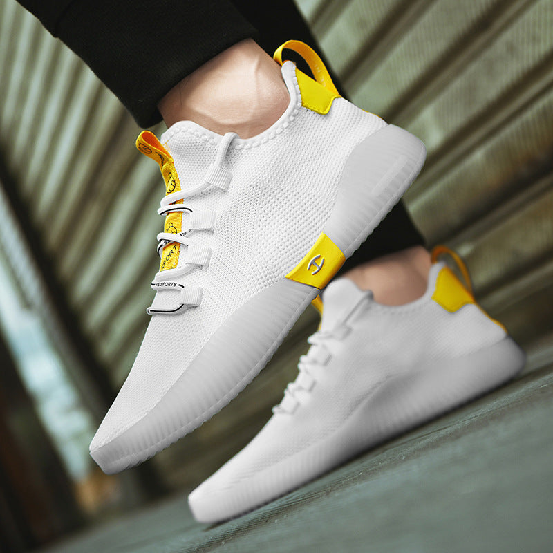 Men's flying woven mesh jelly shoes-  Summer Time is here