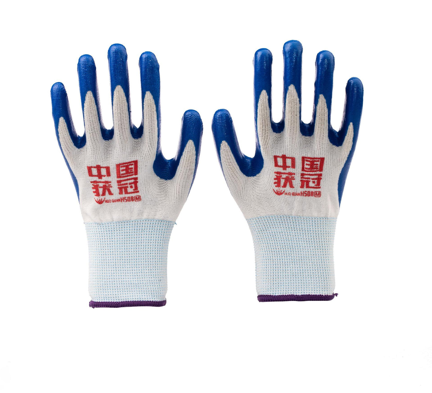Labor protection gloves latex embossed gloves labor protection wear-resistant non-slip gloves construction site work wholesale factory protective gloves