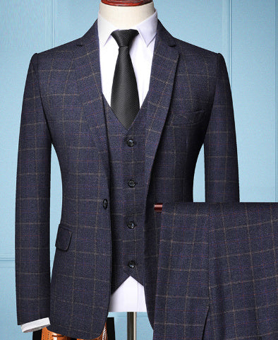 New collection 2025 Three-piece suit for men