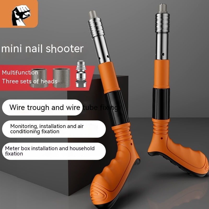 Mini Ceiling Tool Silencer Nail Gun Woodworking Decoration Integrated Gun Nail Gun Wall Small Fastener Fastener we offer 10%off for any purchases
