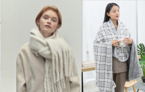 New 2024 All-match Soft Glutinous Idle Style Thermal Long Scarf