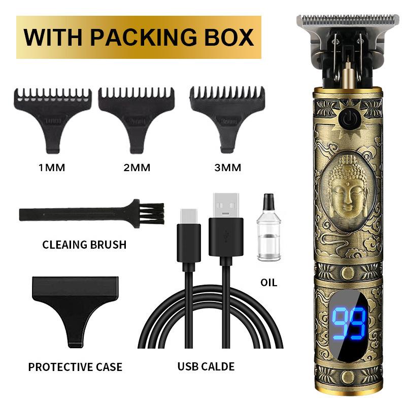 Cross-border hair clipper shaving head electric clipper electric clipper hair clipper oil head carving razor universal barber scissors
