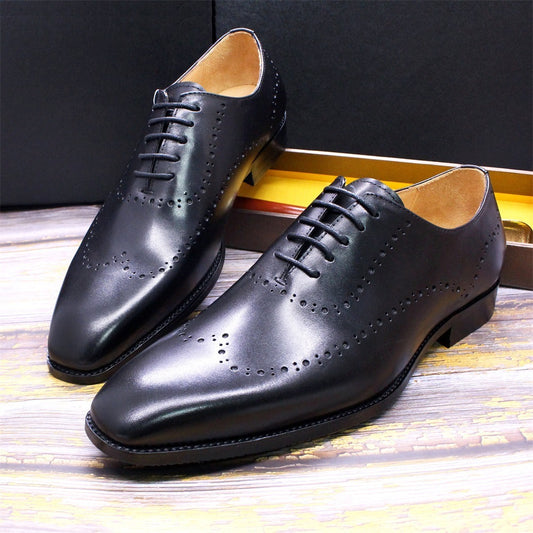 Our New Collection 2025 Men's Business Engraved British Brogue Leather Shoes