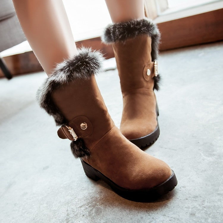 New 2024 get ready for autumn and winter Platform snow boots