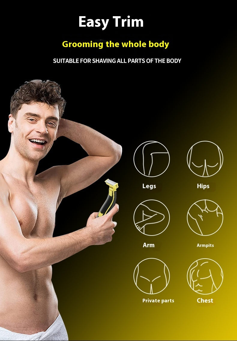 New 2024-2025 Men's Shaver USB Charging Fully Washable Shaver Leg Hair Facial Electric Shaver FREE SHIPPING