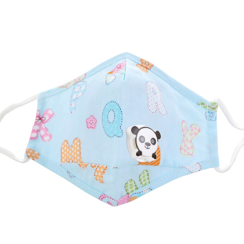 Children's cartoon printed cotton mask