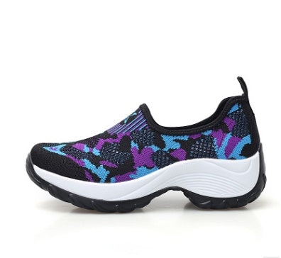 Brand New 2025 Dancing Soft Bottom Flying Woven Rocking Shoes